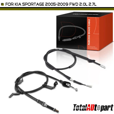 Cable de freno de estacionamiento trasero 2 piezas nuevo para Kia Sportage 2005 2006 2007 2008 2009 tracción delantera Foto 1 de 4
