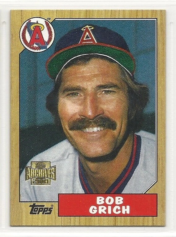 2001 Topps Archives Baseball - #172 - Bob Grich - California Angels - Image 1 of 1