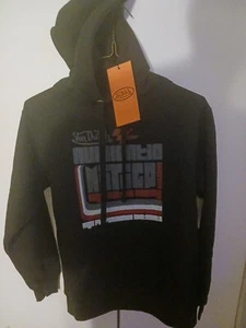 Von Dutch X Motocp Black Hoodie Size Small New - Picture 1 of 6