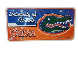 Etiqueta metálica para automóvil Florida Gators. NUEVO - Imagen 1 de 2