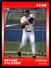 1989 Star Richard Falkner #75 Kinston Indians MLB Baseball