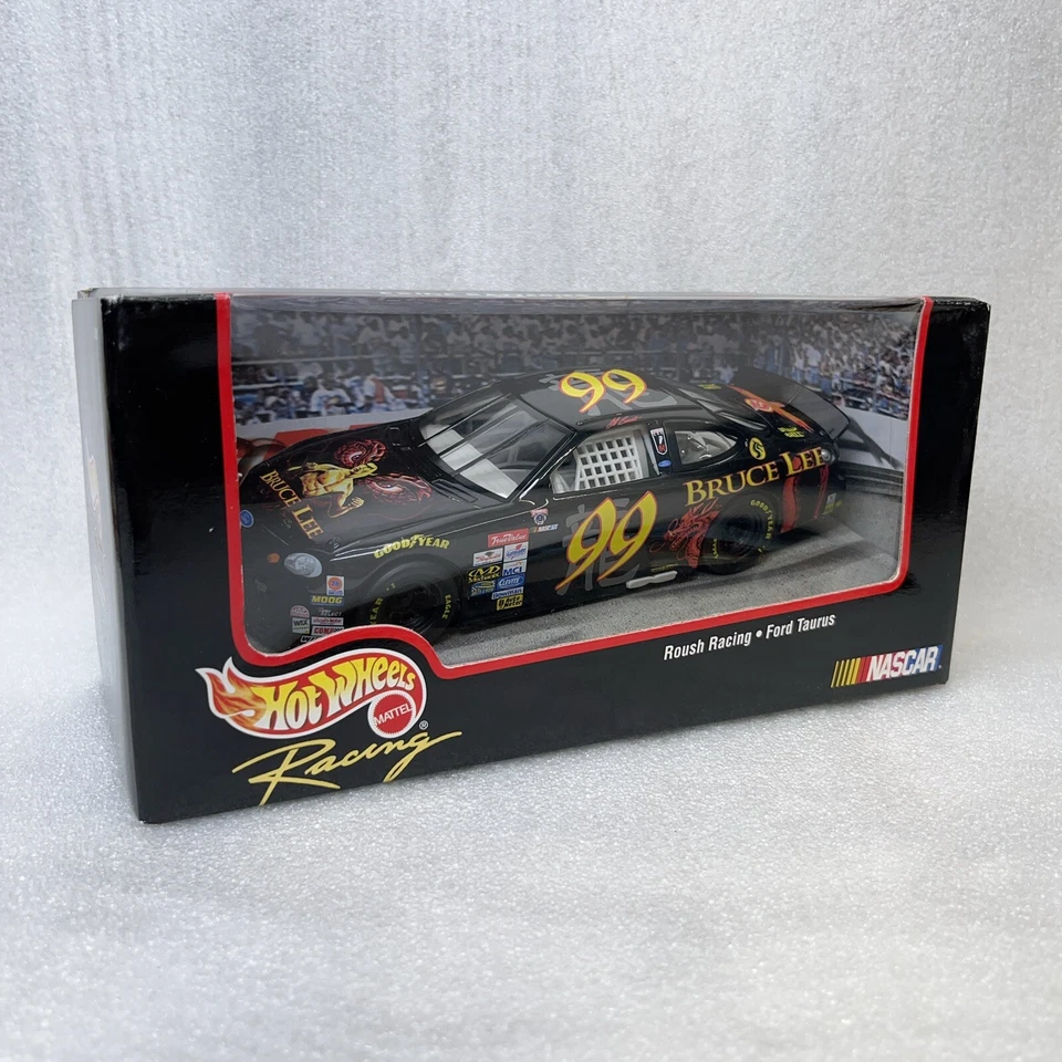 Ford negro Hot Wheels Racing NASCAR 1:24 diecast #99 Jeff Burton Bruce Lee Foto 1 de 4