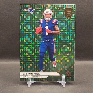 Ja'Lynn Polk Rookie RC Green Disco 2024 Panini Donruss Elite #153 Patriots - Imagen 1 de 3