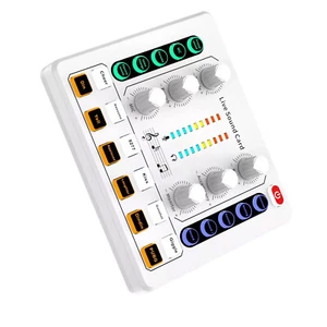 M8 Sound Card Live Streaming Interface External USB Live Broadcast Microphone - Afbeelding 1 van 12