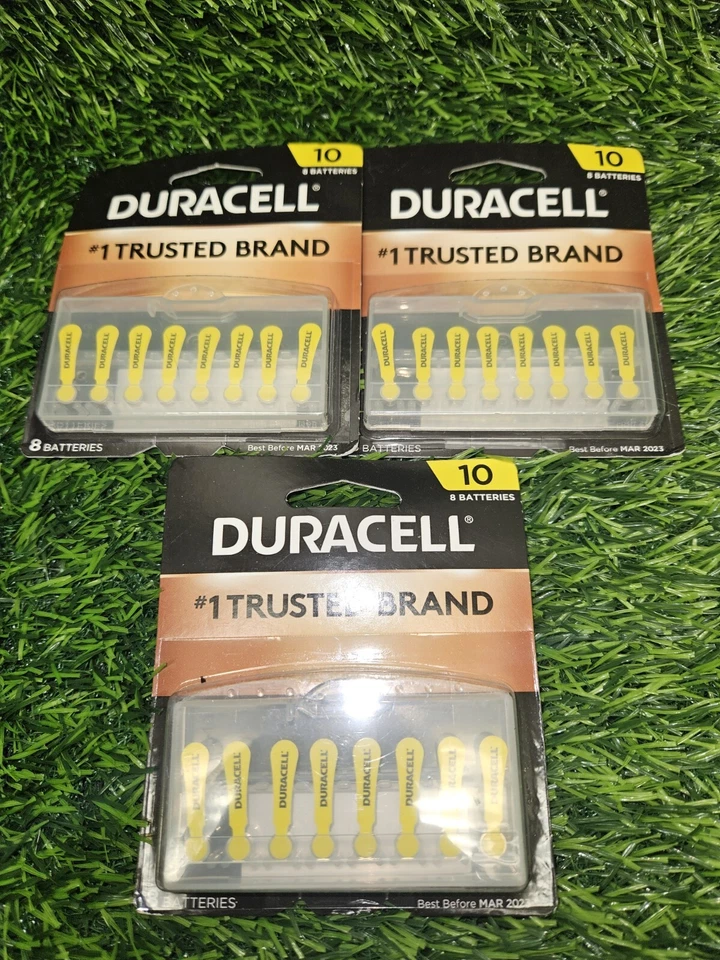 BATERÍAS PARA AUDÍFONOS DURACELL DA10B8ZM 8 UNIDADES Talla 10 Leer Foto 1 de 1