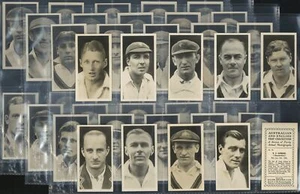 Drapkin - 'Australian and English Test Cricketers' (1928) - Komplettsatz - Bild 1 von 9