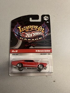 2008 Hot Wheels Larry’s Garage Red 70 Mercury Cyclone W/ Real Riders 20/20 - Picture 1 of 2