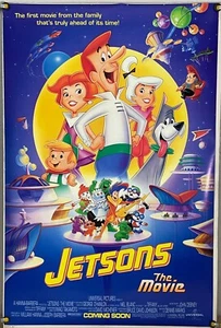 HANNA-BARBERA'S JETSONS THE MOVIE DS ROLLED ORIGINAL ONE SHEET MOVIE POSTER 1990 - Picture 1 of 1