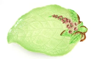 Carlton Ware Small TRAY or BOWL Fox Grove Australian Design GREEN LEAF England - Picture 1 of 7