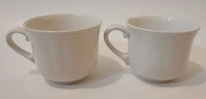 Federalist White Ironstone Cup 4238, Set of 2 - Picture 1 of 8