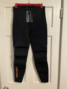 NWT Dive And Sail Wet Suit Pants Size Small Neoprene / Nylon Blend Black - Picture 1 of 8