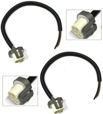Extension Wire Pigtail Female Ceramic 9007 HB5 Head Light Harness Bulb Socket - Image 1 of 4