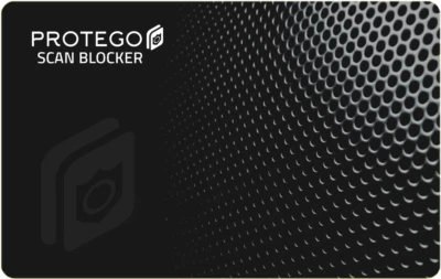 Stay Safe and Secure with Protego RFID ID blocker Cards. 4 Cards Per Pack - image 1 of 4