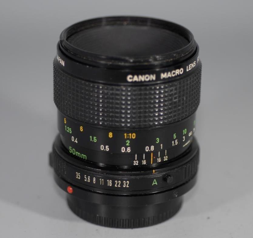 ☆極上美☆CANON NEW FD 50mm F3.5 MACRO #246 Canon FD f/3.5