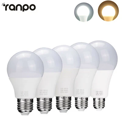 E27 LED Globe Bulb Light 3W 5W 7W 9W 12W 15W 18W  Cool Warm White Bright Lamp BC - Image 1 of 4