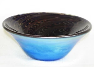 Vintage Orient & Flume Art Glasschale, 1977 - Bild 1 von 12