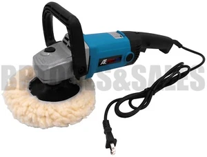 7" VARIABLE 6-SPEED ELECTRIC CAR POLISHER/BUFFER & SANDER w/ BONNET PAD - Picture 1 of 3