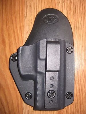 MDJ CUSTOM HOLSTERS IWB Kydex/Leather Hybrid Holster small print with adjustable retention for S&W