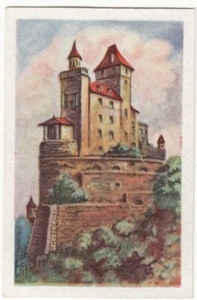 CASTLE SCHLOSS BURG BERWARTSTEIN DEUTSCHLAND RHEINLAND-PFALZ IMAGE CARD - Picture 1 of 2