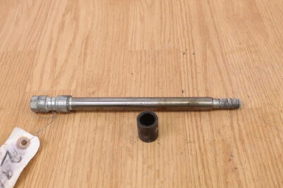 1984 HONDA CB650SC NIGHTHAWK 650 Front Axle with Spacer - Image 1 of 4