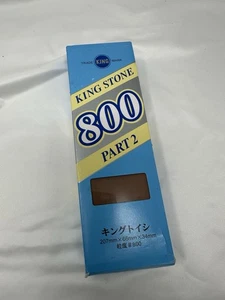 Pietra bagnata per affilare King # 800 pietra parte 2 made in Japan - Foto 1 di 9