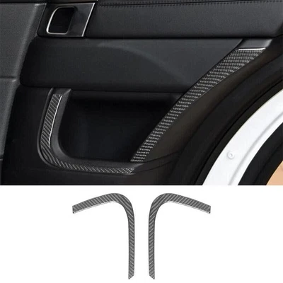 Cubierta interior del panel de la puerta trasera del coche de fibra de carbono Range Rover para Land Rover Foto 1 de 4