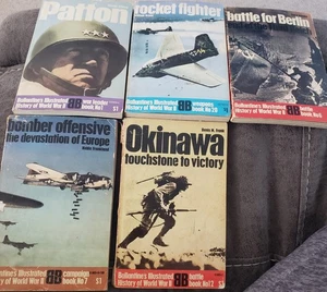 Ballantines Ilustrated Patton, Okinawa, Berlin, Rocket Fighter, Bomber Offensive - Bild 1 von 2