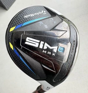 TaylorMade SIM 2 MAX 18° 5 Hybrid 42" Fujikura Ventus FW 5-R Regular Flex Cover - Picture 1 of 24