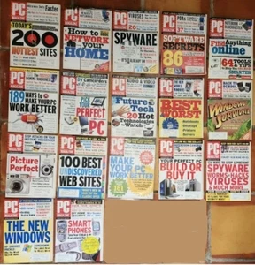 PC World Magazine Lot, 2003 & 2004, 17 Total Count, CD disk Included - Picture 1 of 11