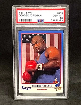 1991 Kayo George Foreman #099 Boxing Card Graded Psa 10 Gem Mint !!!! - Image 1 of 2
