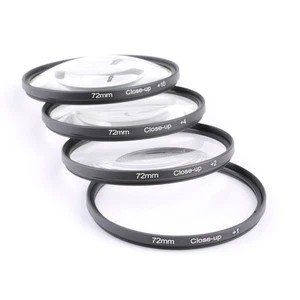 49mm-77mm +1+2+4+10 Close Up Macro Lens Filter for Camer Nikon Pentax Sony DSLR - Picture 1 of 19