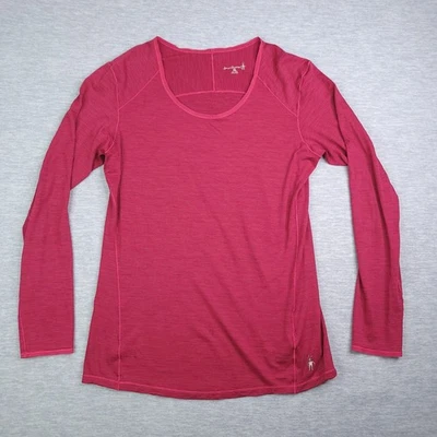 Capa base Smartwool Micro 150 Merino para mujer XL roja ligera Foto 1 de 4