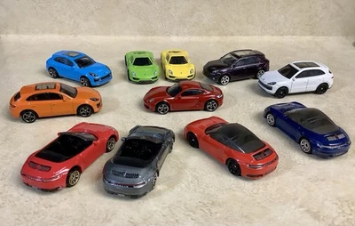 (11) Coches Porsche Matchbox 2025 (Cayman Macan 911 Carrera Cabriolet Targa 918) Foto 1 de 3