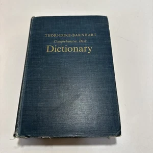 Thorndike Barnhart Comprehensive Desk Dictionary by Clarence Barnhart 1952 - Picture 1 of 11