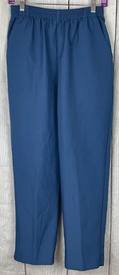 DonnKenny Petite 14P  Blue Elastic Waist Pants with Front Pockets - Image 1 of 4
