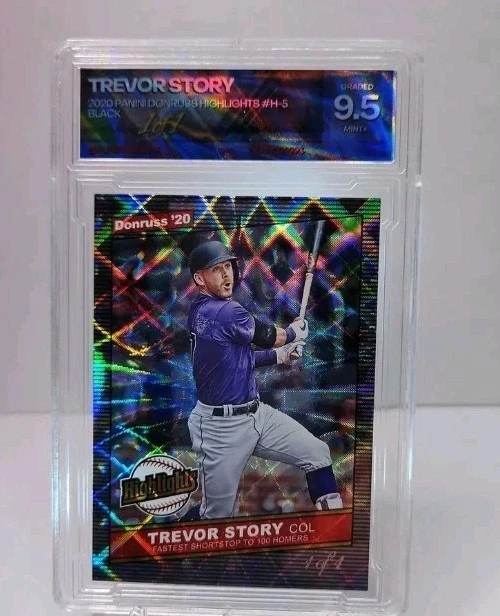 Trevor Story Baseball Serial Numbered Sports Trading Cards