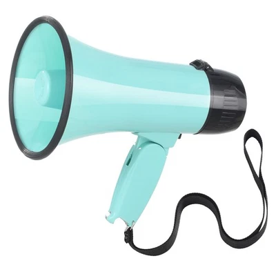 FLYDOT Megaphone with Speaker Microphone Siren and 240-Second Recording Bulhorn Incl...