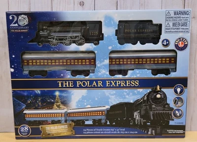 Lionel The Polar Express 20th Anniversary Battery Operated 28 Pc Train Set - Image 1 of 4