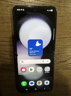 Samsung Galaxy Z Flip 5 5G SM-F731W 512GB Unlocked Black Good (READ) - Image 1 of 4