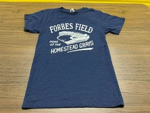 Homestead Grays Forbes Field Negro League Museum Blue Shirt Charlie Hustle Small - Picture 1 of 4