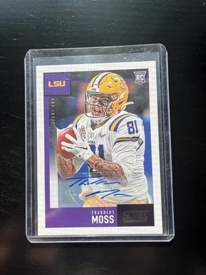 2020 Score - Rookies Thaddeus Moss #411 Signatures (AU, RC) - Image 1 of 2