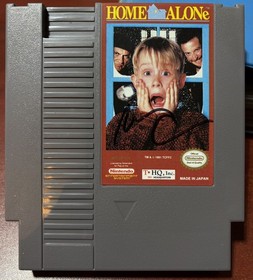 Macaulay Culkin Signed Autographed 1991 Nintendo NES Game Cartridge Home Alone 