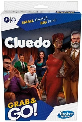 *NEW* Hasbro Gaming Cluedo Grab and Go - Travel Size - 8+ (DAMAGED BOX) - Image 1 of 4
