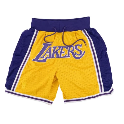 Los Angeles Lakers Shorts Mens Med. NBA Basketball Just Don 1996-97 USA Vintage - Image 1 of 4