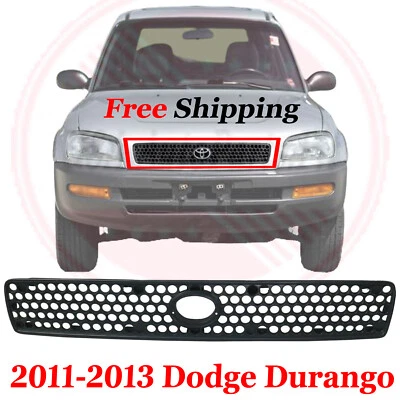 For 1996-1997 Toyota Rav4 Rav 4 Front Grille Textured Black Plastic TO1200208 - Image 1 of 4