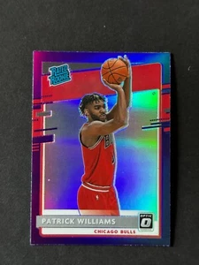 2020-21 Donruss Optic Patrick Williams Purple Prizm Rated Rookie RC #154 - Picture 1 of 2