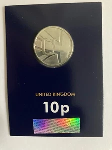 2018 U UNION JACK 10p A-Z Alphabet LETTER UNC CERTIFIED EARLY STRIKE CARD SEALED - Picture 1 of 2