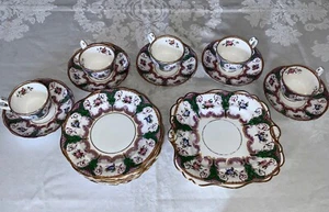 John & William Ridgway & Co Cauldon Place #2082 Dessert Trio (16Pc) c. 1810-1820 - Picture 1 of 24