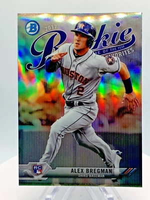 2017 Bowman - Chrome Roy Favorites Alex Bregman #ROYF-3 (RC) - Image 1 of 2
