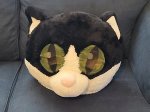 Dan Dee Black Cat Plush Big Head Mask Halloween One size Padded 2017 - Picture 1 of 4